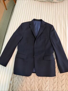 Michael Kors Men's Navy Blue Tailored Sport Coat